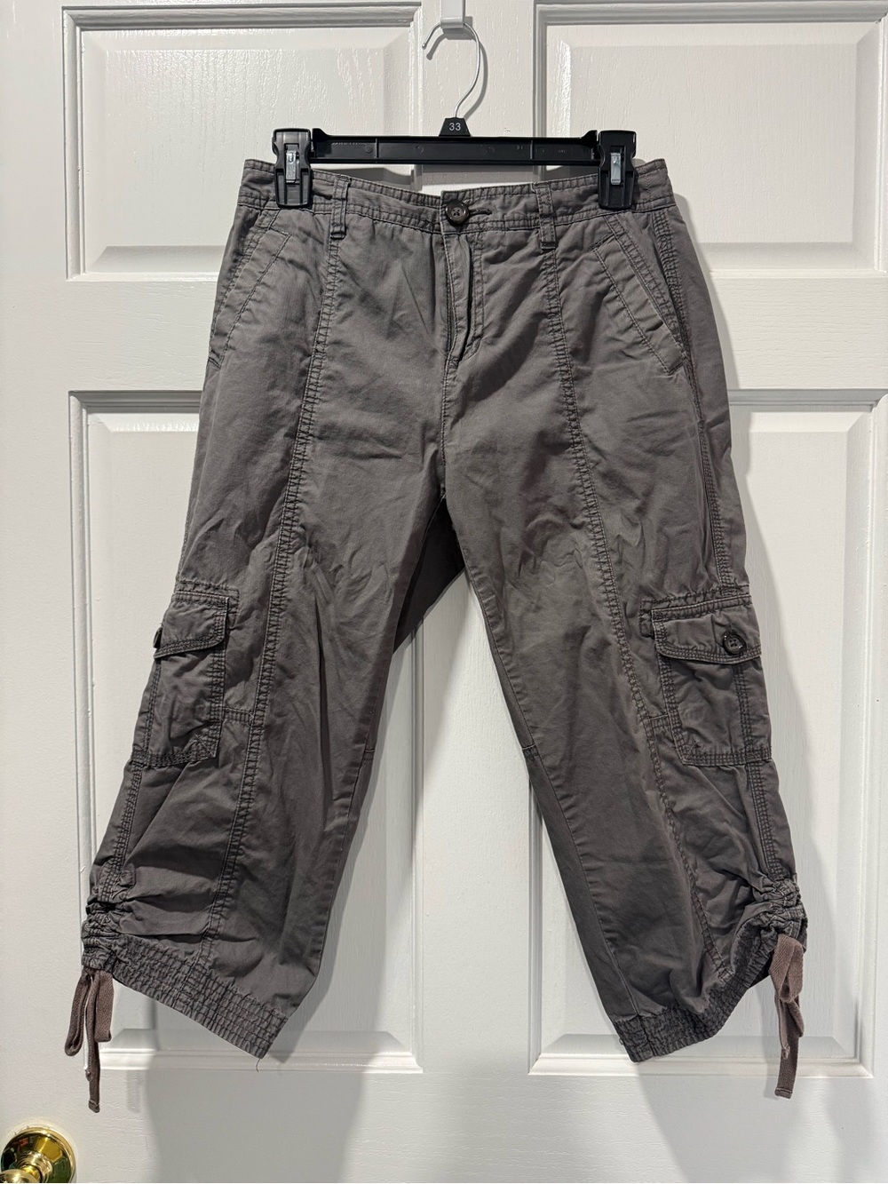 Merona Gray Women's Cargo Capris